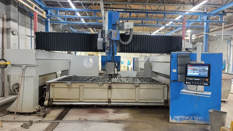 Used 2021 CMS BREMBANA Formax-Dual Table Waterjet Cutters North Carolina US | STONE EQUIPMENT WAREHOUSE #455618