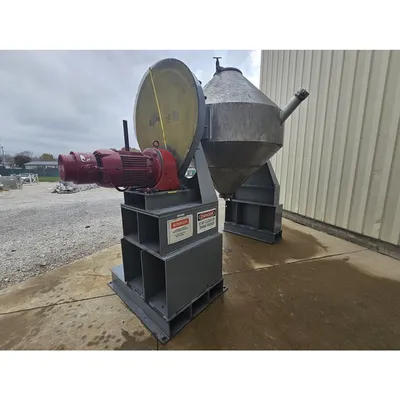 Used Patterson Stainless Steel Double Cone Blender - 75Cu/Ft