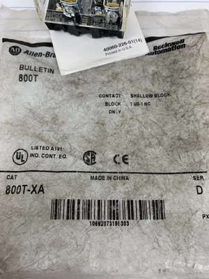NEW Allen-Bradley 800T-XA