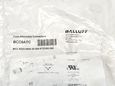 New | in-Stock Balluff BCC0ATC, BCC A333-0000-20-000-61X3A5-000 Electrical Fittings Michigan US | Maverick Industrial Sales #1495974