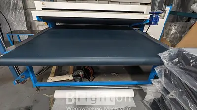 USED 2017 NAIGU NG-05R LIKE NEW, MATTRESS WRAPPING MACHINE.