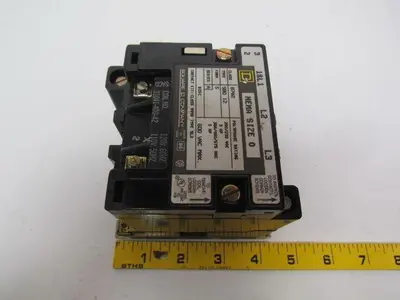 Square D Type SBO 12 Ser A Contactor 600VAC 50/60Hz size 0 class 8702 Lot of 2