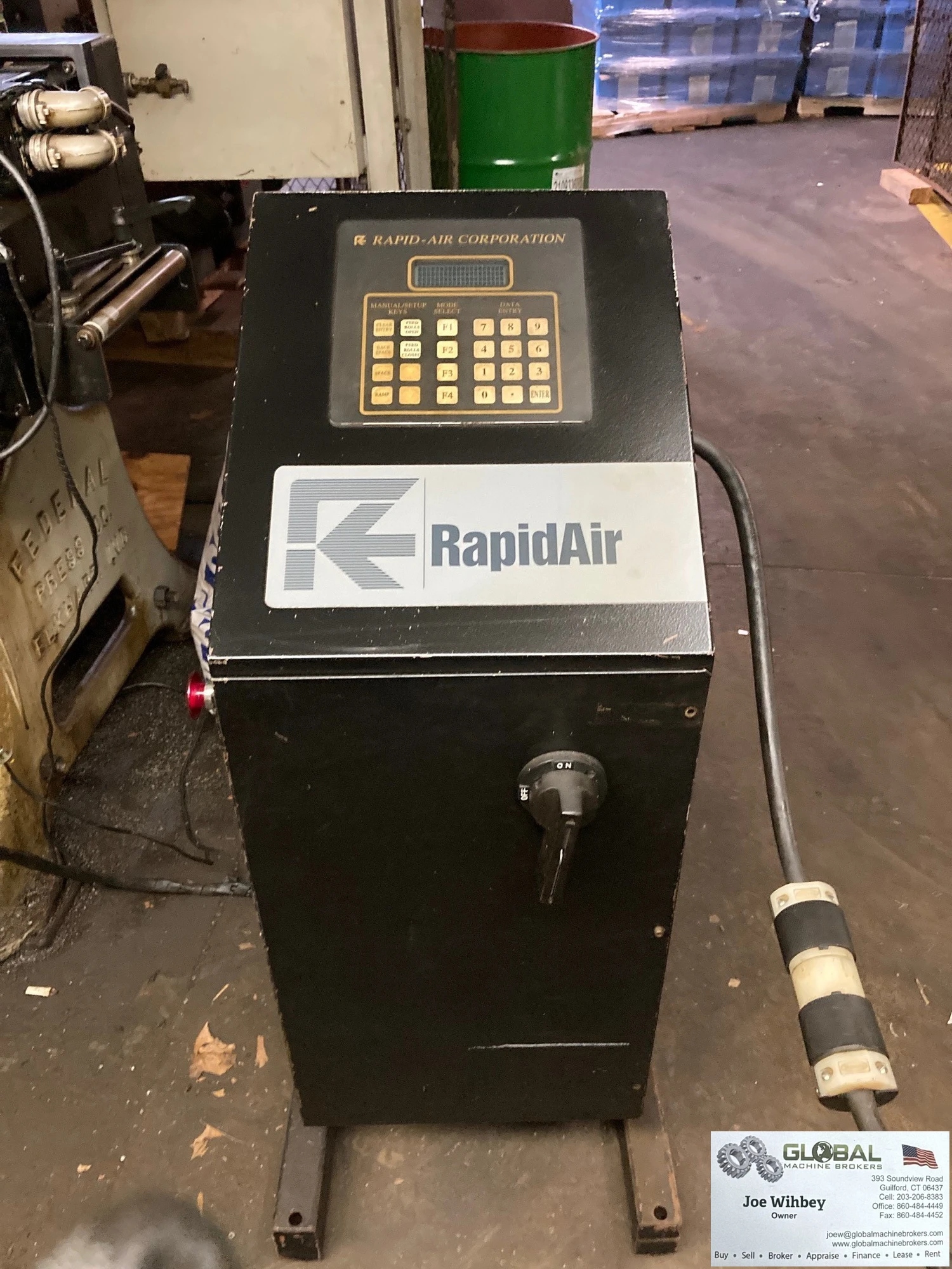 Rapid Air Model 108B 8" x .075" Coil Servo Feeder