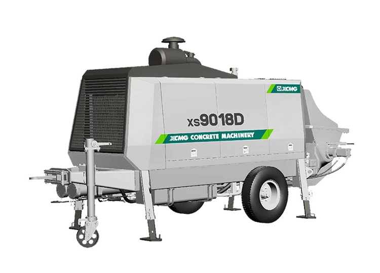 XCMG GLOBAL XS9018D Trailer-Mounted Concrete Line Pump | Iron Listing
