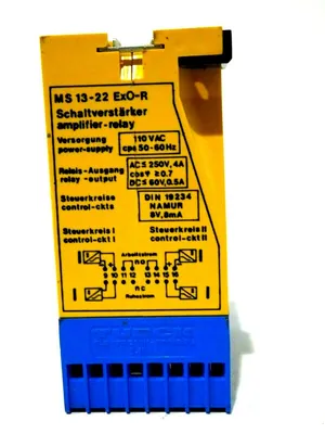 NEW TURCK MS 13-22 EXO-R AMPLIFIER-RELAY MS1322EXOR