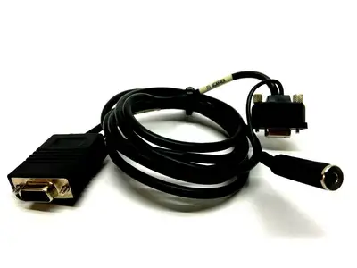 USED SYMBOL 6' FEMALE DB9 CORDSET W/ TRIGGER JACK