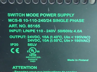 New | in-Stock MURR ELEKTRONIK 85165 Power Supplies | HGR 24 #739010