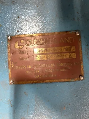 Cumberland Model 484 5/16” Plastic Granulator 16” x 14” 25HP 460V 3PH