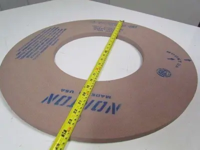 Norton 55A80-K8VHB Grinding Wheel 24"X.750 X 12.050 Hole. 80Grit Max 1910 RPM