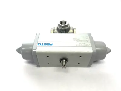 New | in-Stock Festo Quarter Turn Actuator w/ Ball Valve Rotary Actuators Michigan US | Maverick Industrial Sales #1394409