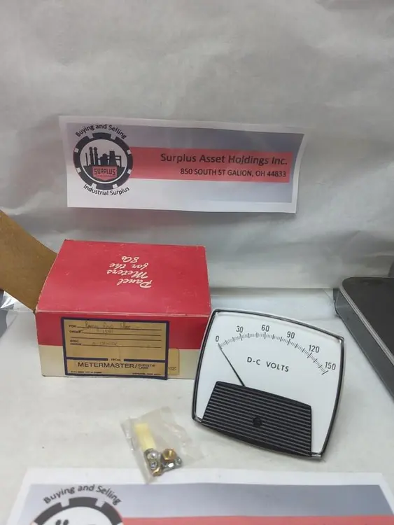 New | in-Stock MODUTEC 0-150 V DC Voltmeters Ohio US | Surplus Asset Holdings #1227861
