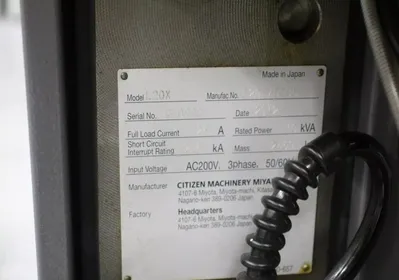 2012 CITIZEN L20 TYPE X Swiss Type Automatic Screw Machines | Midstate Machinery (24)