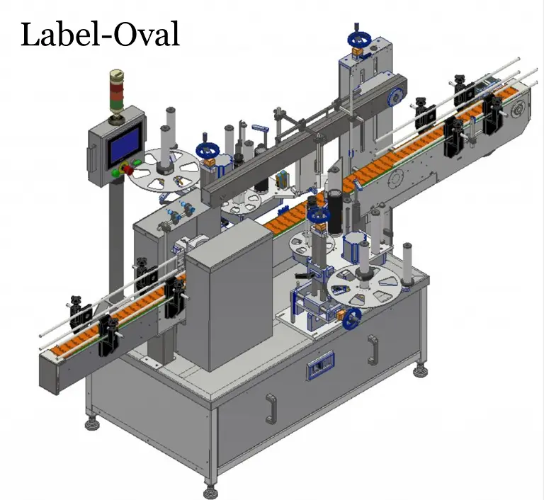 Tadbik Label Oval Front & Back Pressure Sensitive Labeler