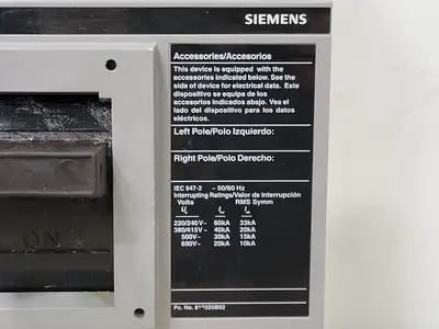 New | in-Stock SIEMENS MD63F800 Switchgears British Columbia CA | Lenmark #239744