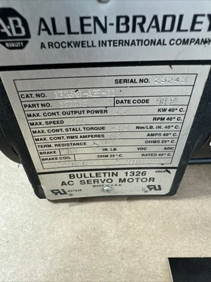 NEW Allen-Bradley 1326ab-a3e-11