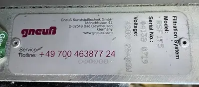 USED 2019 GNEUSS RSF-175.  ( 2 AVAILABLE)