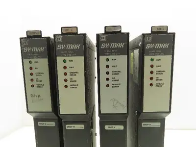 Square D CRM-222 PLC SY/MAX Interface Slot Card Module Lot of 4