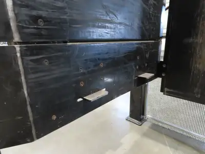 42"W x 48-50"L Pallet Feeder Dispenser for Robot Palletizer Conveyor 90"H