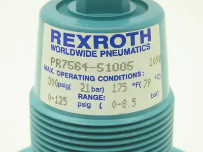Rexroth PR7564-51005 Pneumatic Air Regulator 3/4"NPT 0-125psi Range