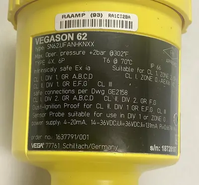 USED VEGA SN62UFANHKNXX