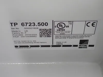 Used RITTAL TP 6723.500 Enclosures Ohio US | HGR 24 #895320
