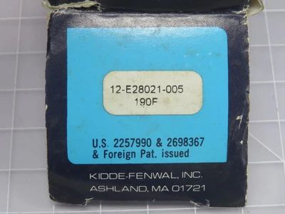 New | in-Stock KIDDE FENWAL _UNKNOWN_ Sensors | OCO Industrial #1624221