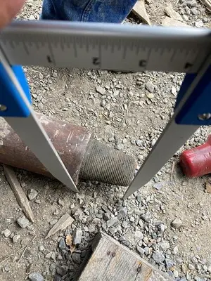 Used AFTERMARKET CHISEL BIT 6" X 26" FOR CABLE TOOL Tool Bits Pennsylvania US | East West Machinery & Drilling #1417331