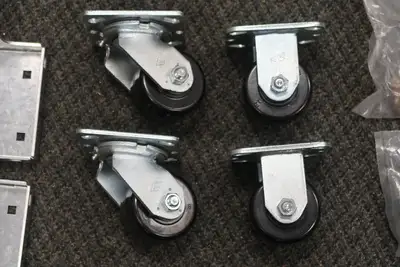 3" Caster Wheel (Set of 4) w/ SDB Caster Kit