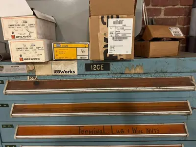 VIDMAR 15 DRAWER CABINET  (NO CONTENTS)