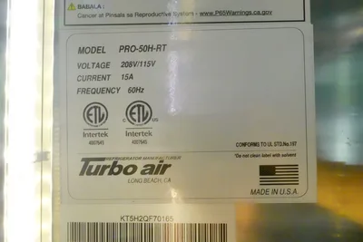 NEW TURBO-AIR TWO SECTION ROLL-THRU HEATING CABINET MODEL PRO-50H-RT (SCRATCH AND DENT)