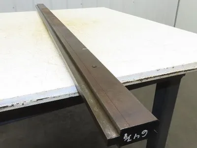 Press Brake Die 64-15/16" Long 90° V 1/2" Tang 1-1/8" W 2-9/32" W