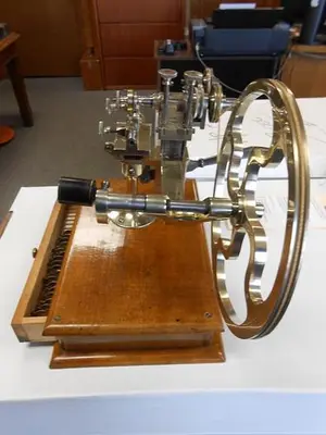 1419-385 Antique Topping Tool/Gearwheel Cutting Machine/Jeweler’s Lathe – Circa 1860