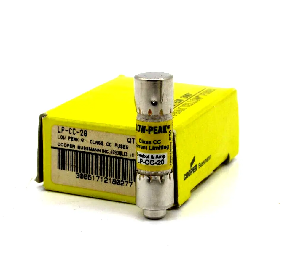 NEW LOT OF 7 COOPER BUSSMANN LP-CC-20 FUSES LPCC20