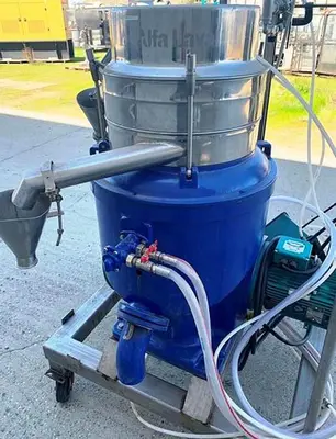 Alfa-Laval UVPX 507 AGT-14 olive oil purifier skid, 316SS.