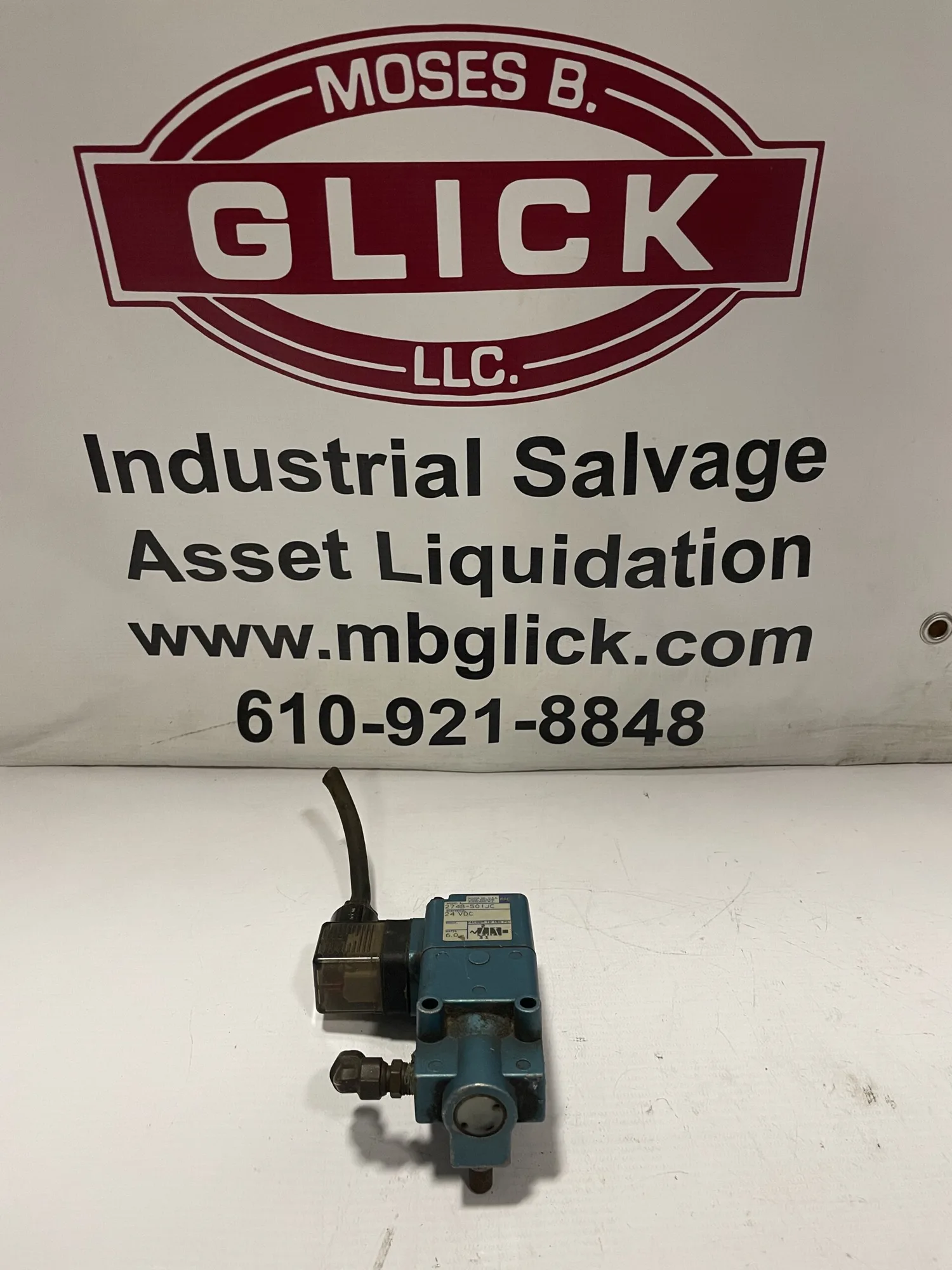 MAC 274B-501JC Solenoid Valve 24VDC 1/8” 150PSI 3-way 2-Position