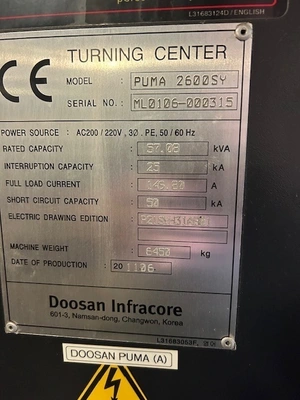 2011 DOOSAN PUMA 2600SY 5-Axis or More CNC Lathes | Bayou Machinery (11)