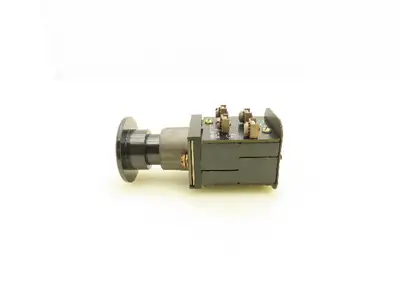 Allen Bradley 800H-DK2A Mushroom Head Push Button Black Ser A 1 NO 1 NC