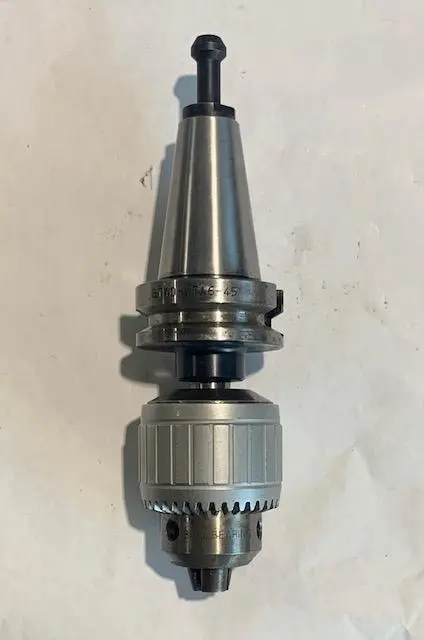 NIKKEN BT40-JTA6-45 #6 JACOBS TAPER CHUCK HOLDER + CHUCK: STOCK #15142
