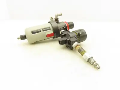 Koganei FR300-03-A Pneumatic Filter Regulator Throttle Valve Assembly 3/8" NPT