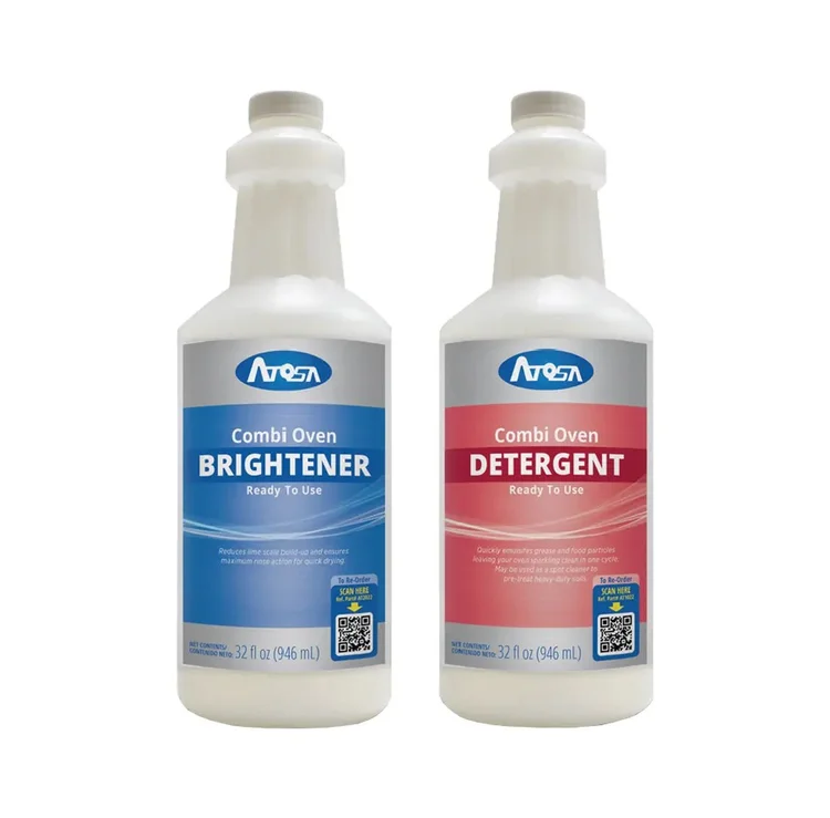 New | in-Stock Atosa New Atosa AT10SK Atosa Combi Oven Starter Kit - Detergent & Brightner (2 x 32oz/Case) Food Preparation & Supplies Illinois US | Falcon Restaurant Supply #1375185