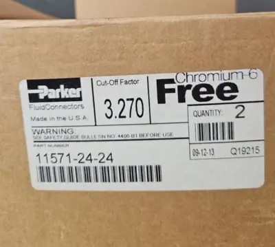 Parker 11571-24-24 Hydraulic Hose Fitting 1-1/2" loc5E28