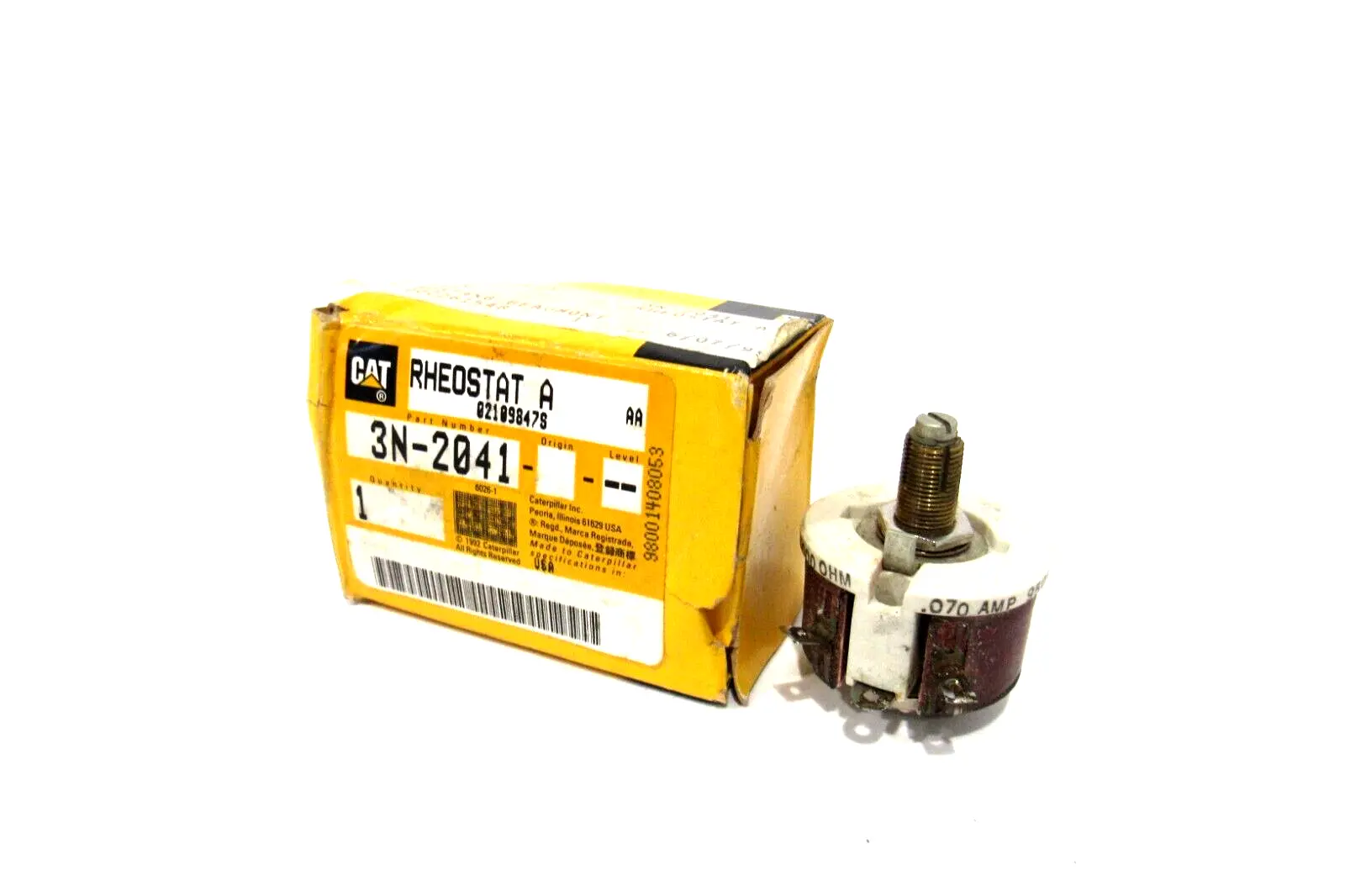 NEW CAT 3N-2041 RHEOSTAT 3N2041