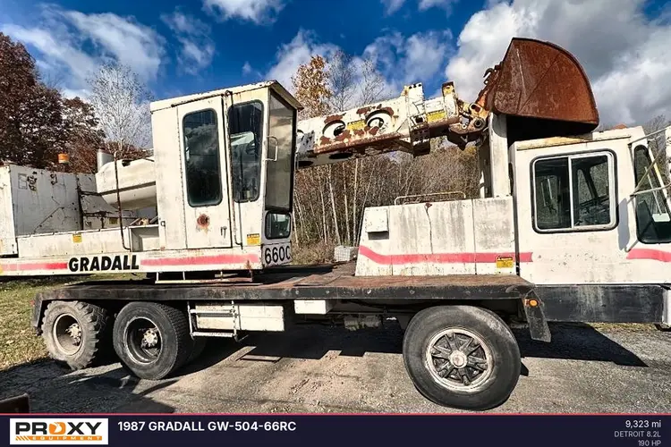 Used 1987 GRADALL GW-504-66RC Wheel Excavators Pennsylvania US | Proxy Equipment #1377870