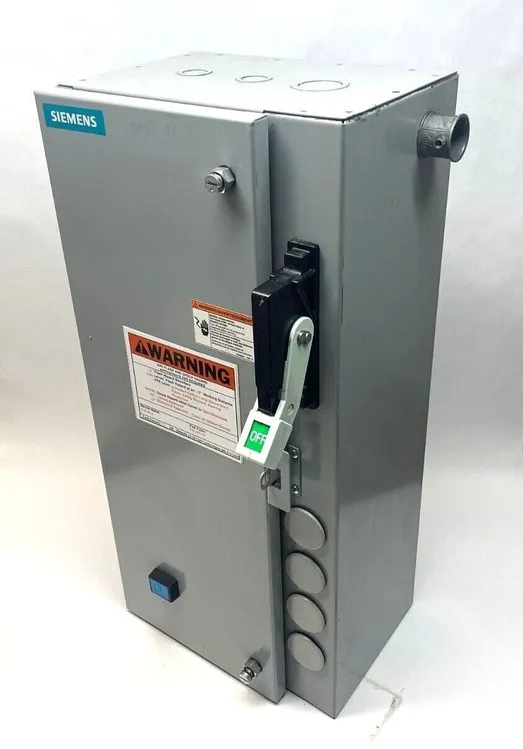 Used SIEMENS THREE PHASE COMBINATION MAGNETIC STARTER Starters | Maverick Industrial Sales #1116755