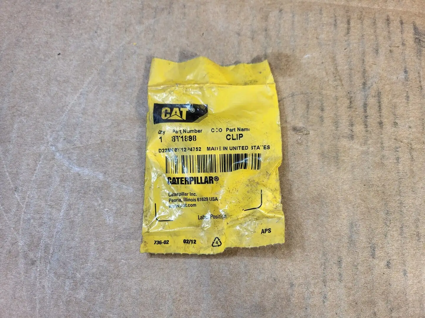NEW CATERPILLAR 8T1898