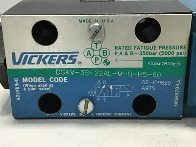 USED VICKERS DG4V-3S-22AL-M-U-H5-60