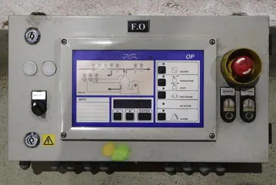 Alfa-Laval S-815 fuel/lube oil purifier, 316SS.