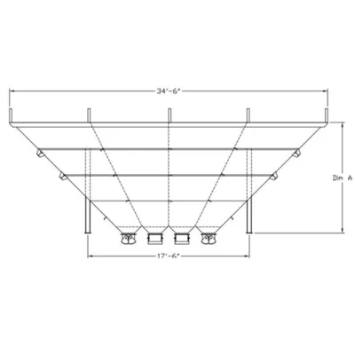 Belgrade FOUR COMPARTMENT Equipment, Overhead Aggregate Bins | Iron Listing (1)