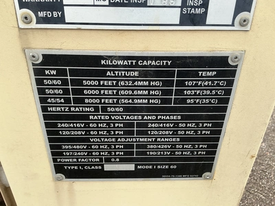 Used _UNKNOWN_ _UNKNOWN_ Diesel Generators Michigan US | Miedema Asset Management Group #1406983