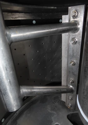 32" Ketema Mark III Basket Centrifuge, stainless steel perforated